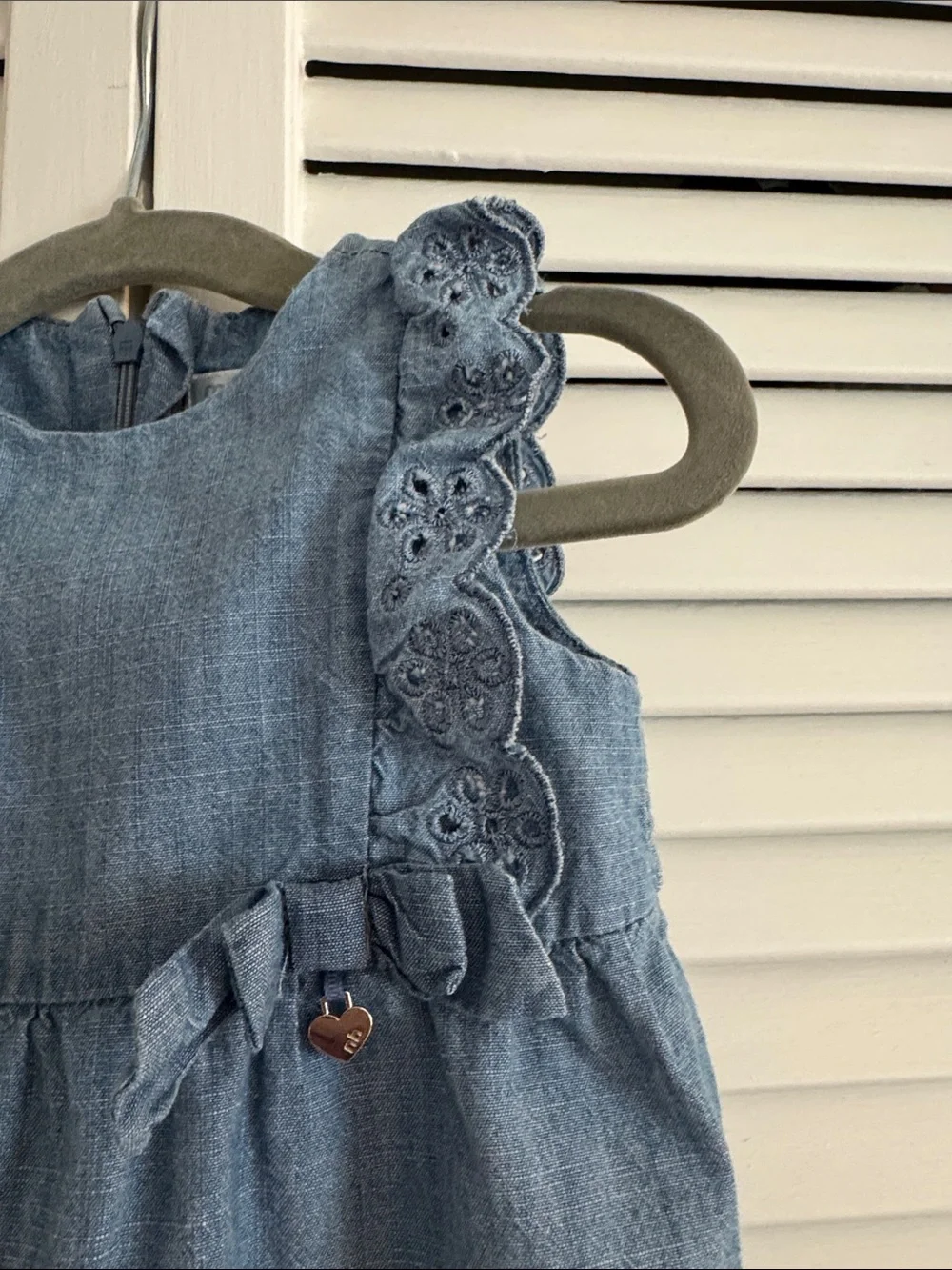 Mayoral Newborn Denim Romper 4-6 m 70 cm